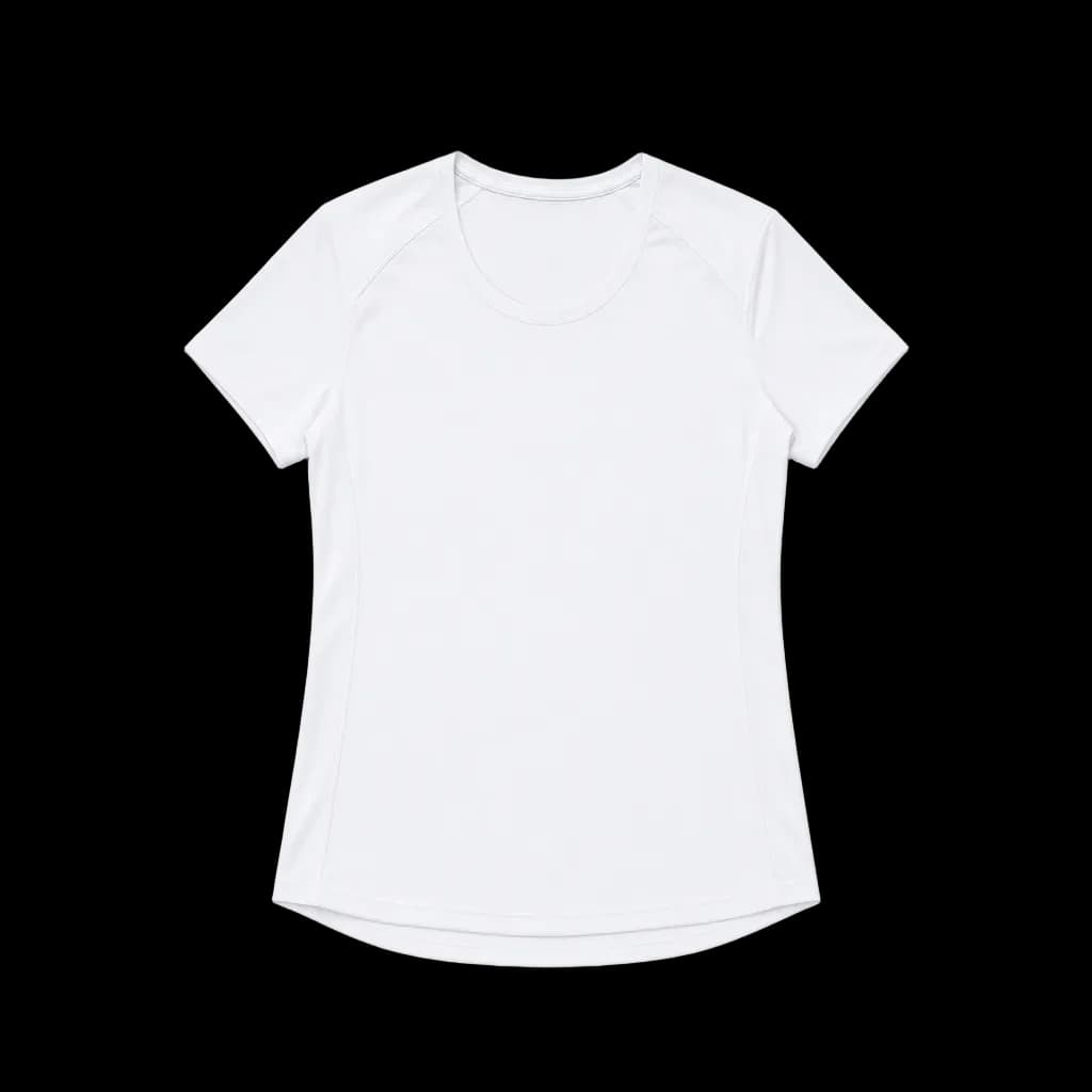 ApexFlow Tee in white, on a neutral studio background
