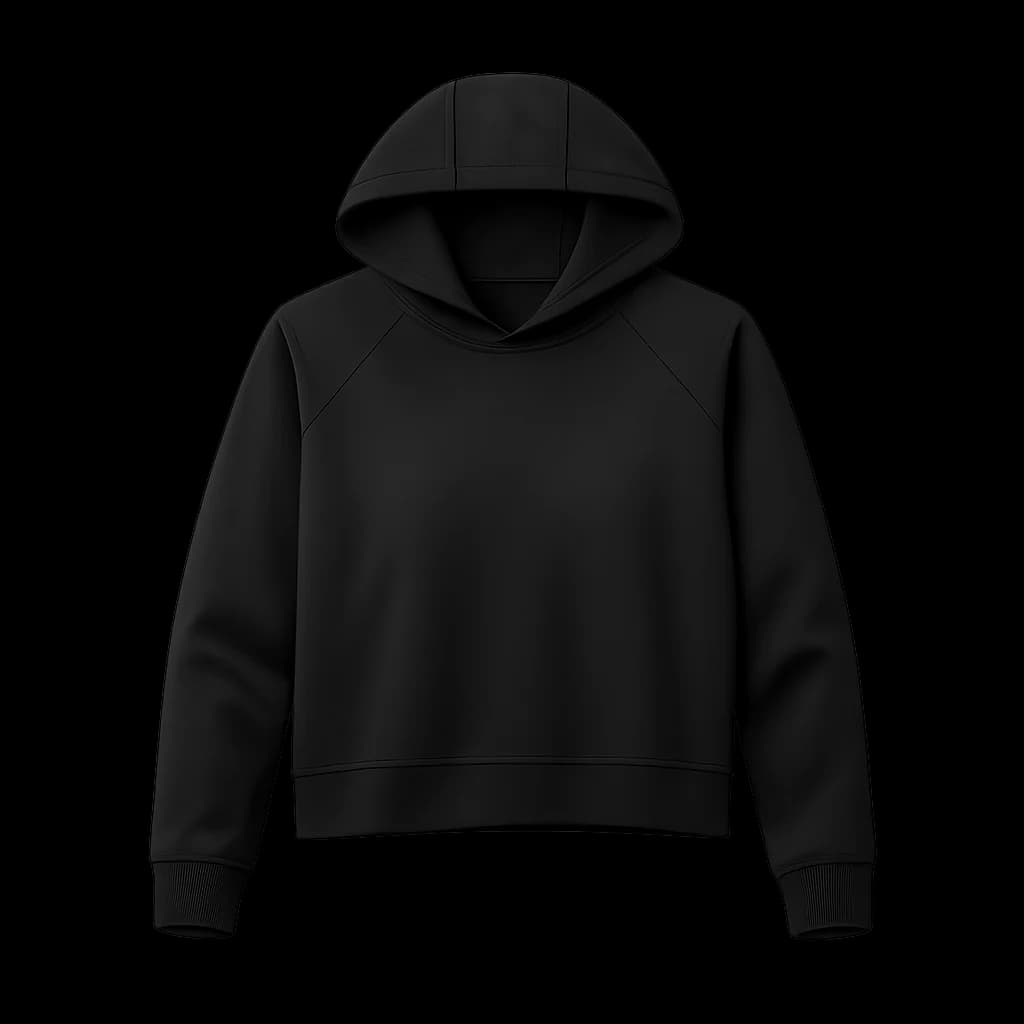 GridStack Sweatshirt in black, on a neutral studio background
