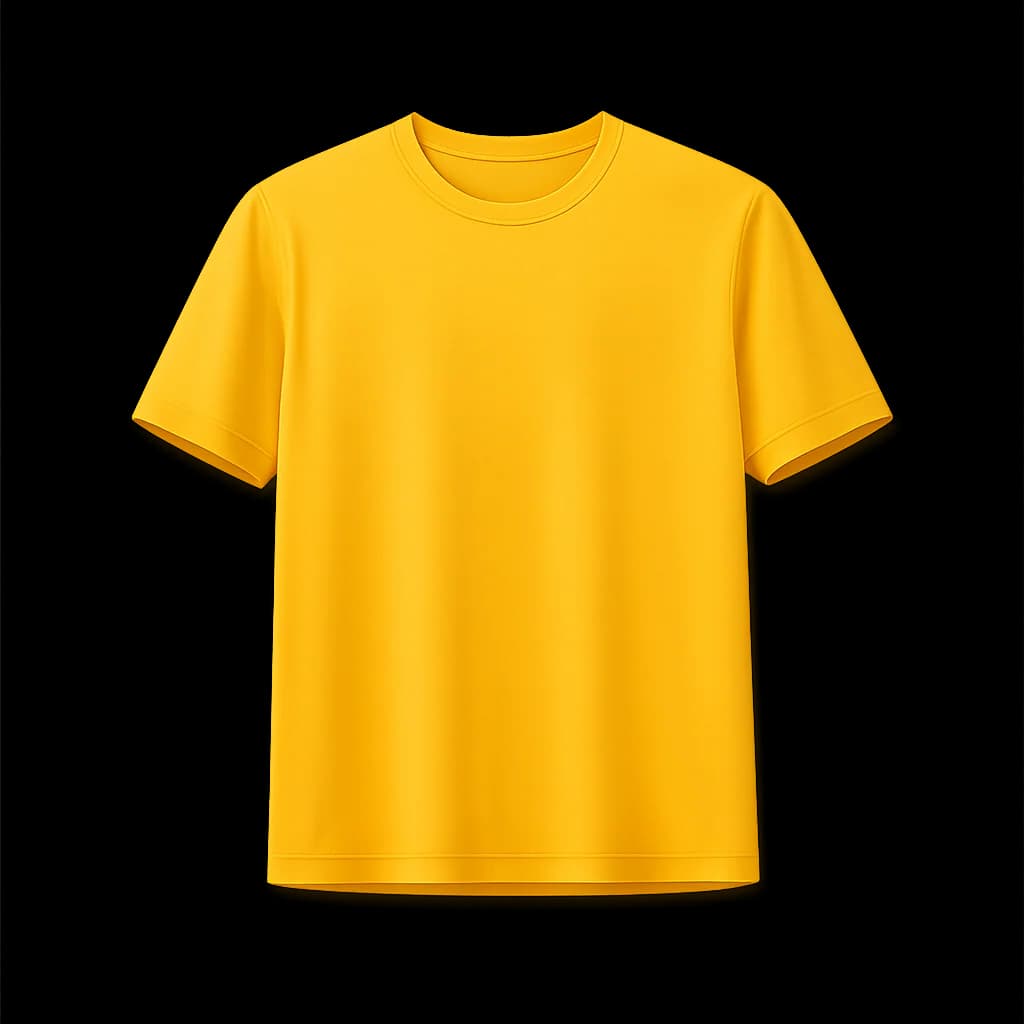 PivotLink Tee in yellow, on a neutral studio background
