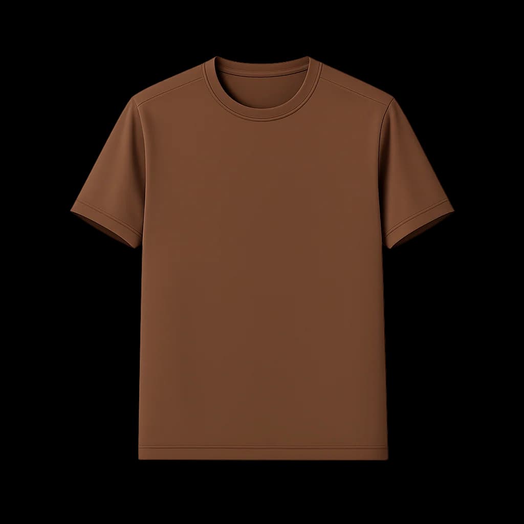 PulseWay Tee in brown, on a neutral studio background