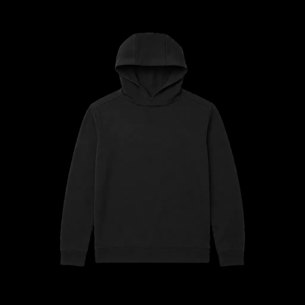 RoamBand Hoodie in black, on a neutral studio background