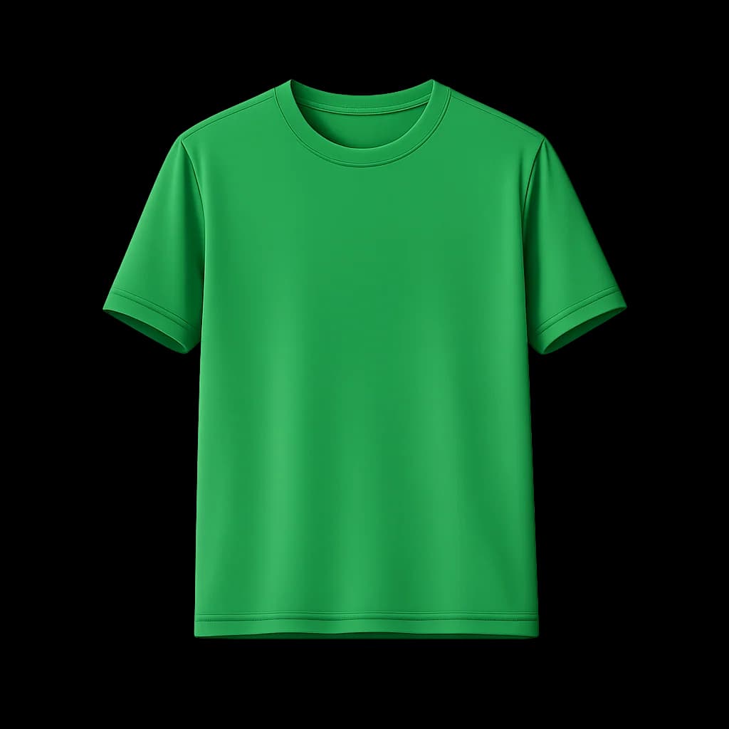 VistaPrime Tee in green, on a neutral studio background
