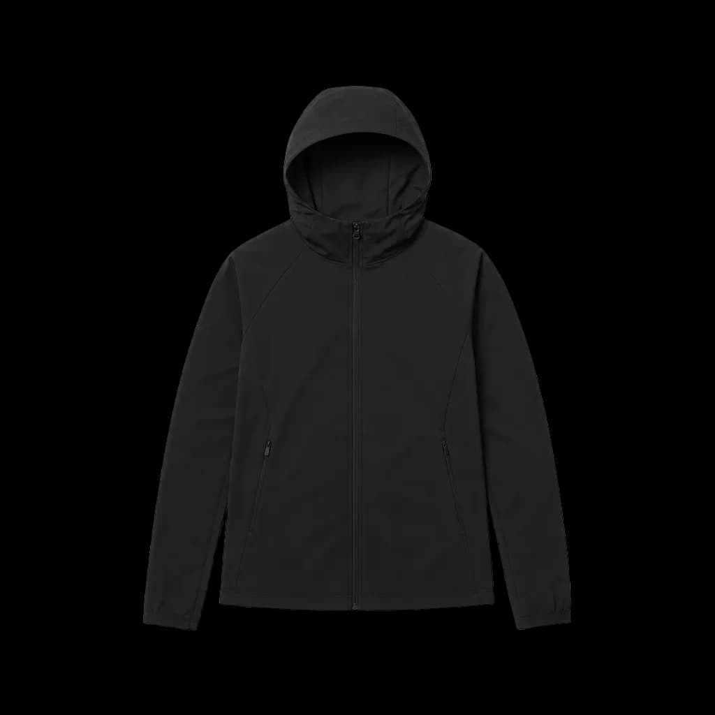 VentureField Jacket in black, on a neutral studio background